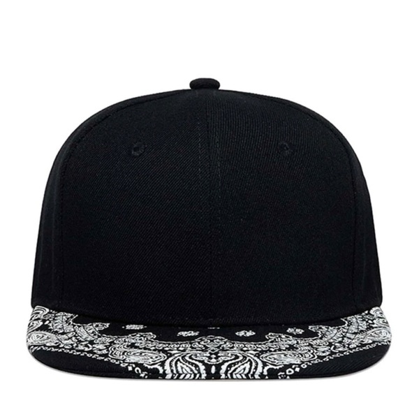 New Men Paisley Pattern Adjustable Casual Hip Hop Cap Hat - Picture 3 of 5